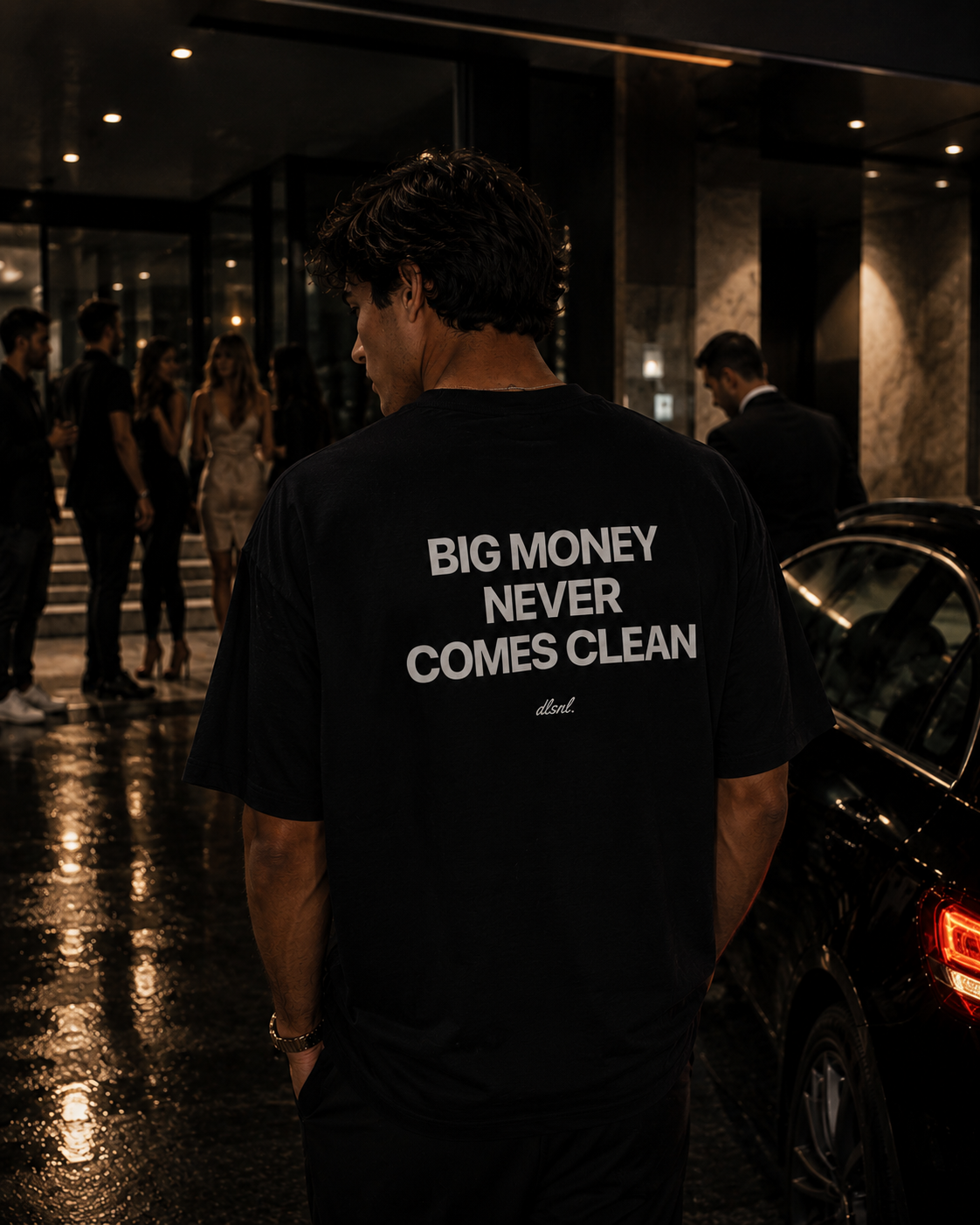 BIG MONEY NEVER COMES CLEAN - Heavy Cotton T-Shirt