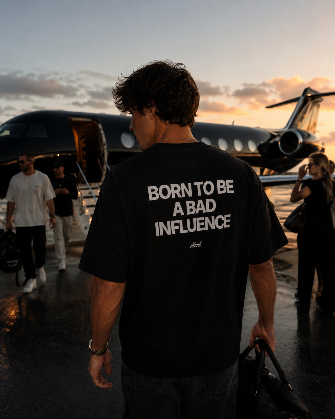 BORN TO BE A BAD INFLUENCE - Heavy Cotton T-Shirt