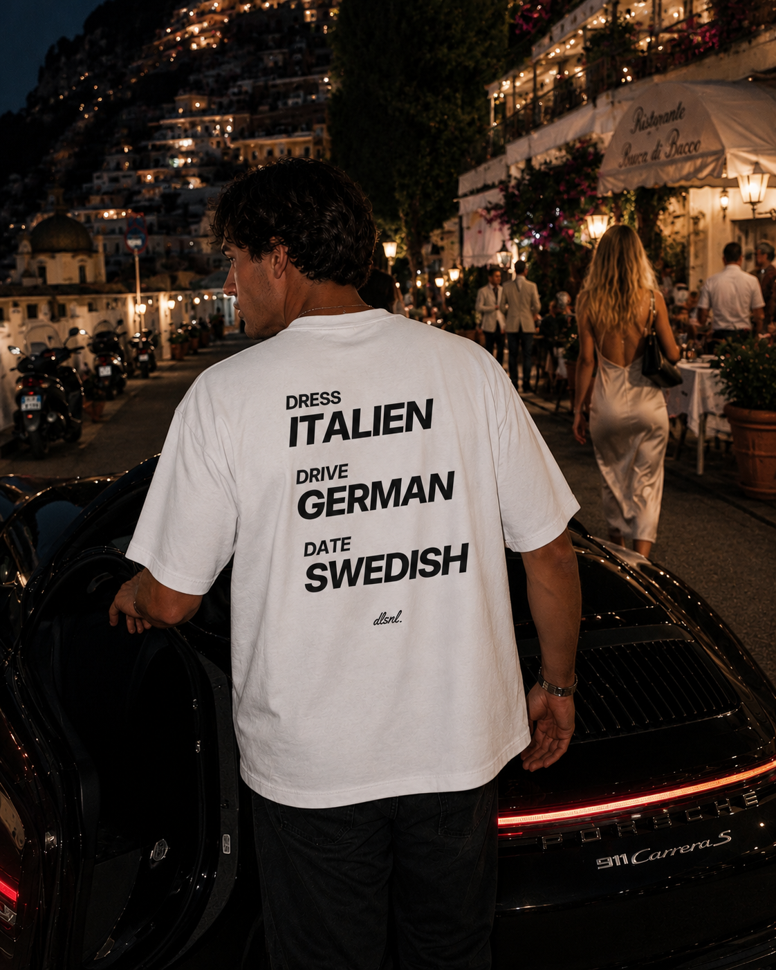 DRESS ITALIEN, DRIVE GERMAN, DATE SWEDISH - Heavy Cotton T-Shirt