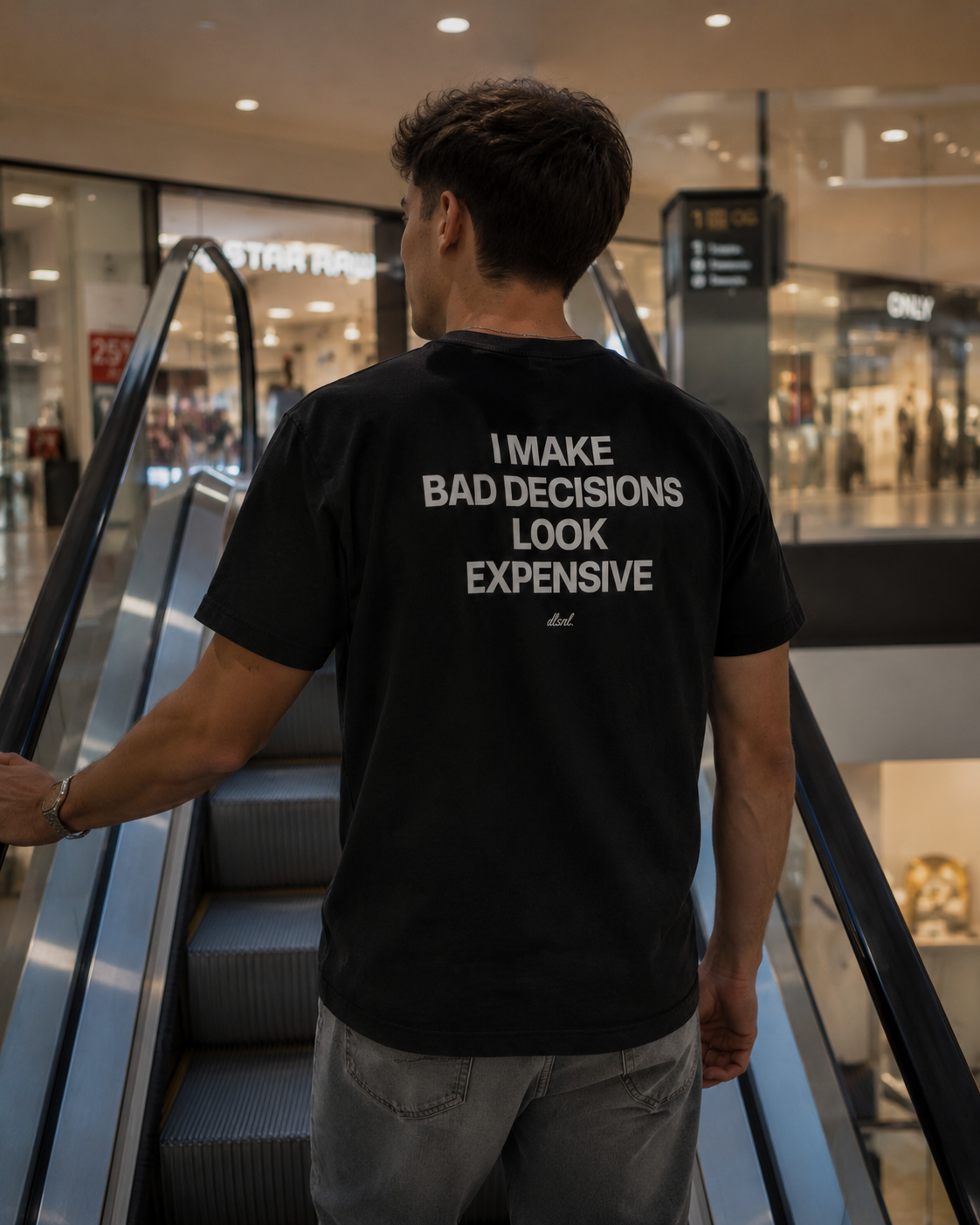 I MAKE BAD DECISIONS LOOK EXPENSIVE - Heavy Cotton T-Shirt