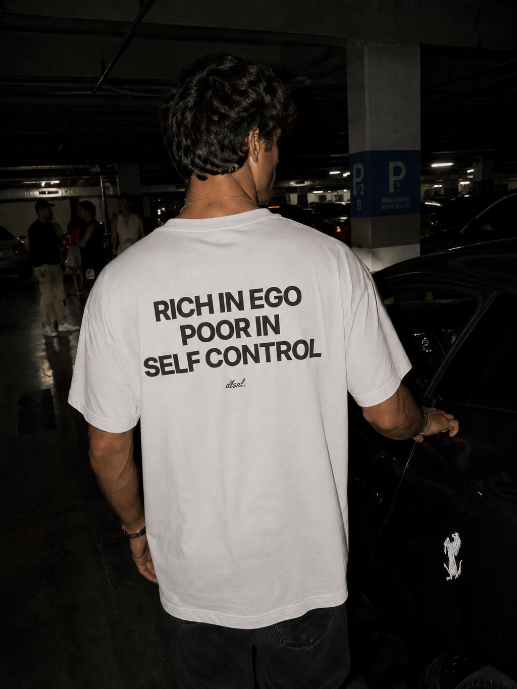 RICH IN EGO POOR IN SELF CONTROL - Heavy Cotton T-Shirt