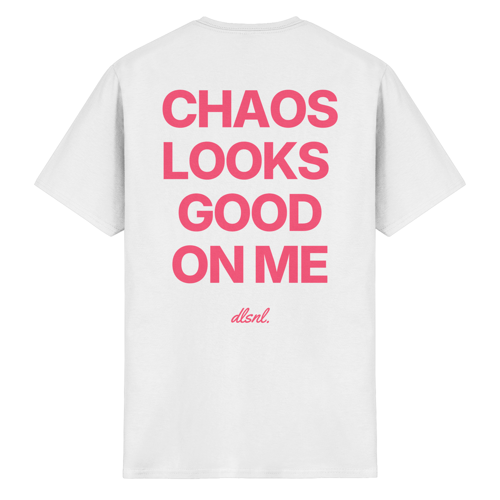 CHAOS LOOKS GOOD ON ME - Heavy Cotton T-Shirt