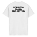RICH IN EGO POOR IN SELF CONTROL - Heavy Cotton T-Shirt