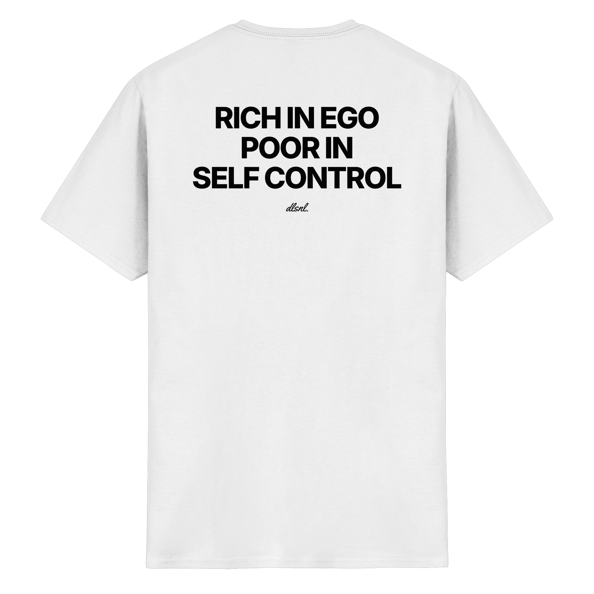 RICH IN EGO POOR IN SELF CONTROL - Heavy Cotton T-Shirt
