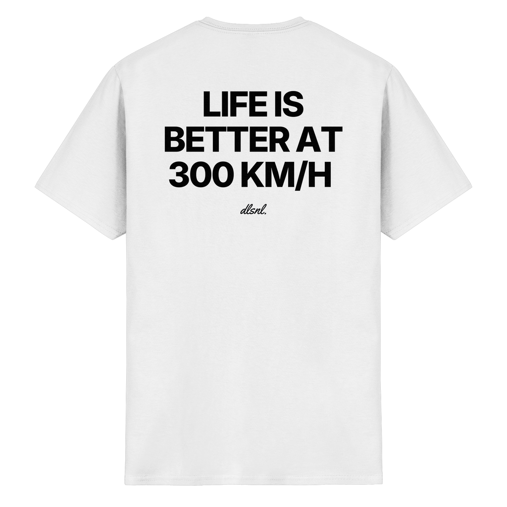 LIFE IS BETTER AT 300 KM/H - Heavy Cotton T-Shirt