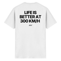 LIFE IS BETTER AT 300 KM/H - Heavy Cotton T-Shirt